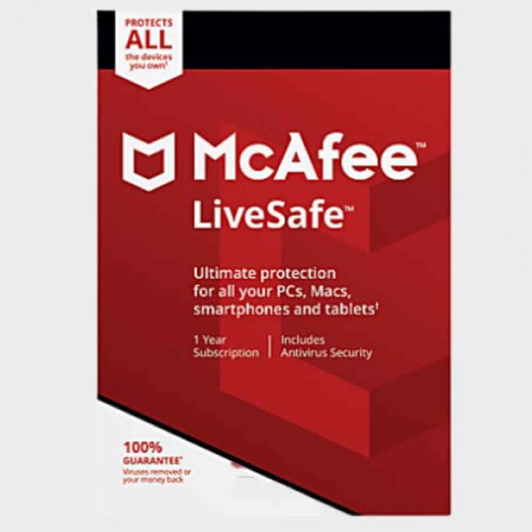 McAfee? LiveSafe? 1-Year Subscription