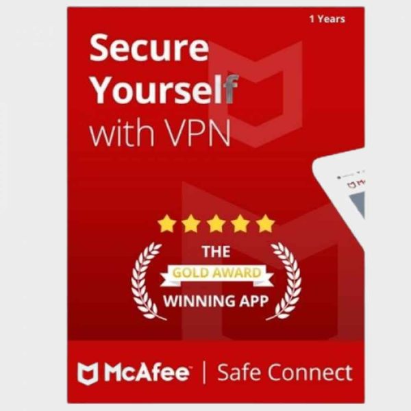 McAfee? Safe Connect VPN Yearly Plan