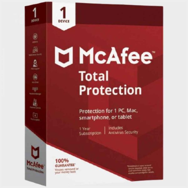 McAfee? Total Protection, 1 Device, 1 Year