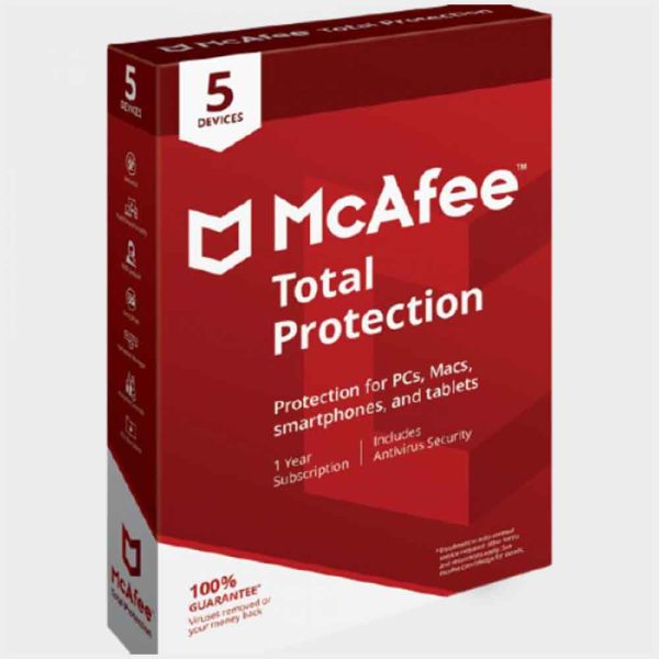 McAfee? Total Protection, 5 Device, 1 Year