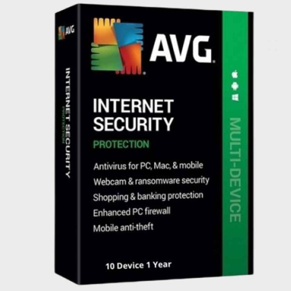 Avg Internet Security ? 10 Device 1Year